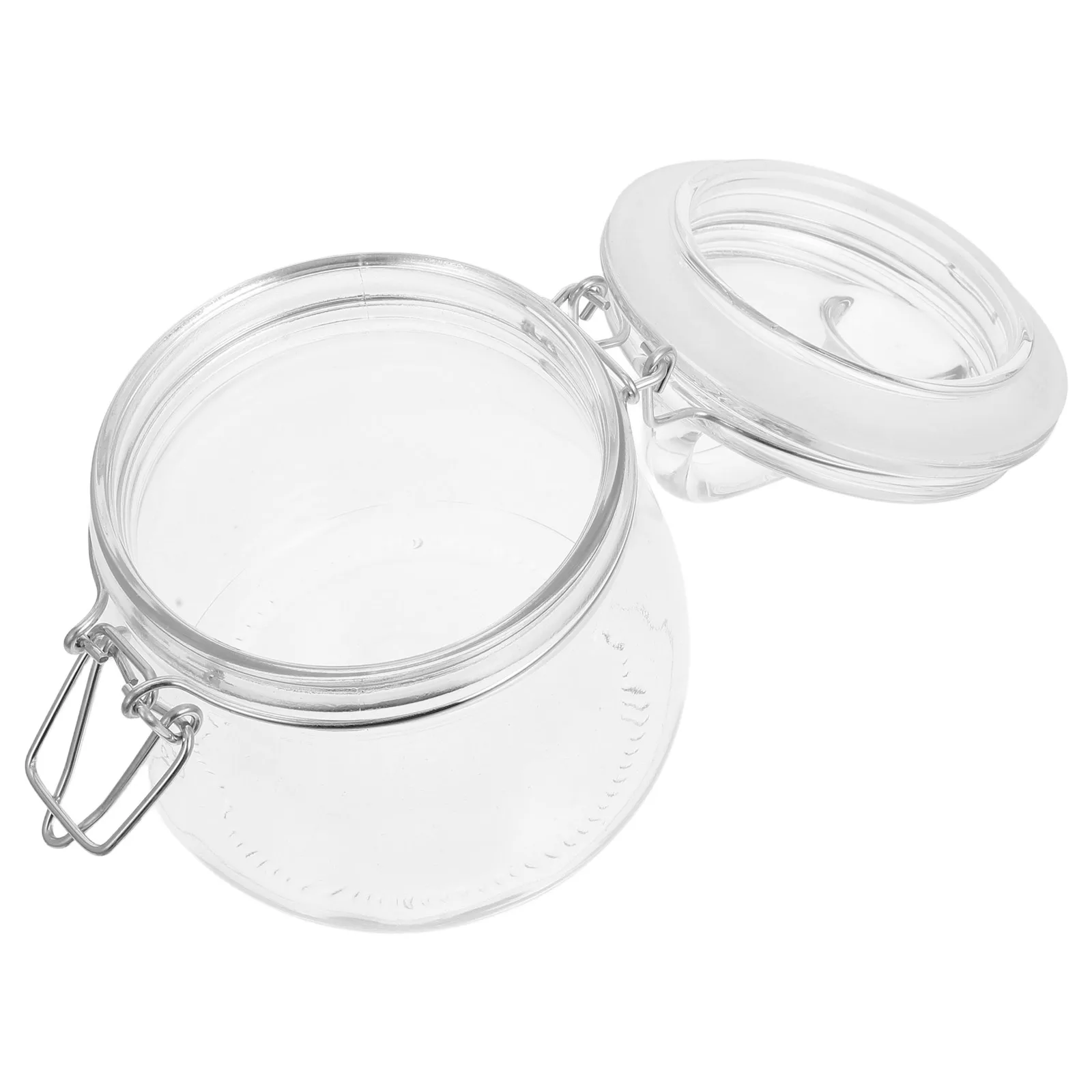 

Glass Storage Jars 500ml Kitchen Essential Transparent Container Honey Pickles Lidded Jar Excellent Sealing Multiuse