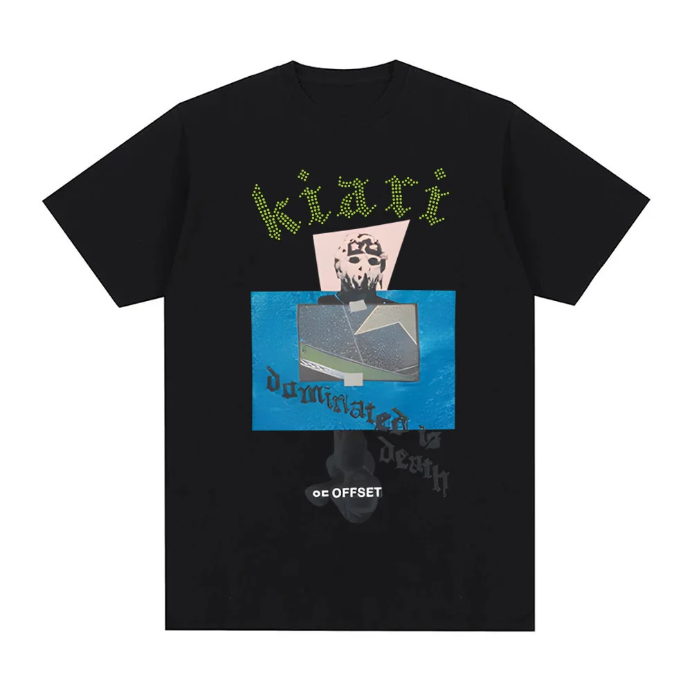 تي شيرت PALY HOLLYWOOD لـ KIARI تي شيرت صيفي غير رسمي بنفس الطراز للمغني 100% قطن مريح عالي الجودة 100% قطن