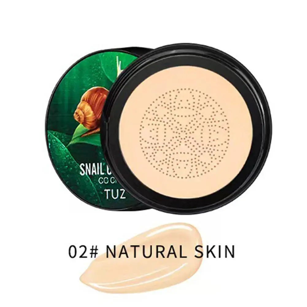 TUZ Snail Collagen CC Cream Mushroom Head Cushion Foundation Concealer Brightening Moisturizing Holding Makeup Oil Control