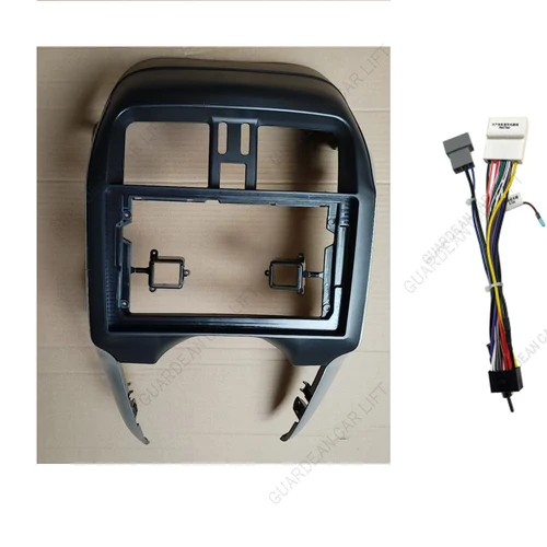 Fascias de Radio de coche de 9 pulgadas para nissan versa 2019, reproductor de marco estéreo Android, Panel de unidad principal de 2 Din, embellecedor de tablero