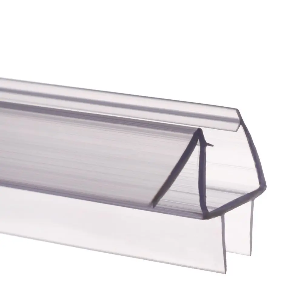 Rubber Household Bathroom Hardware Prevent Glass Door Weatherstrip Water Baffle Sealing Strips Window Seal Bath Screen