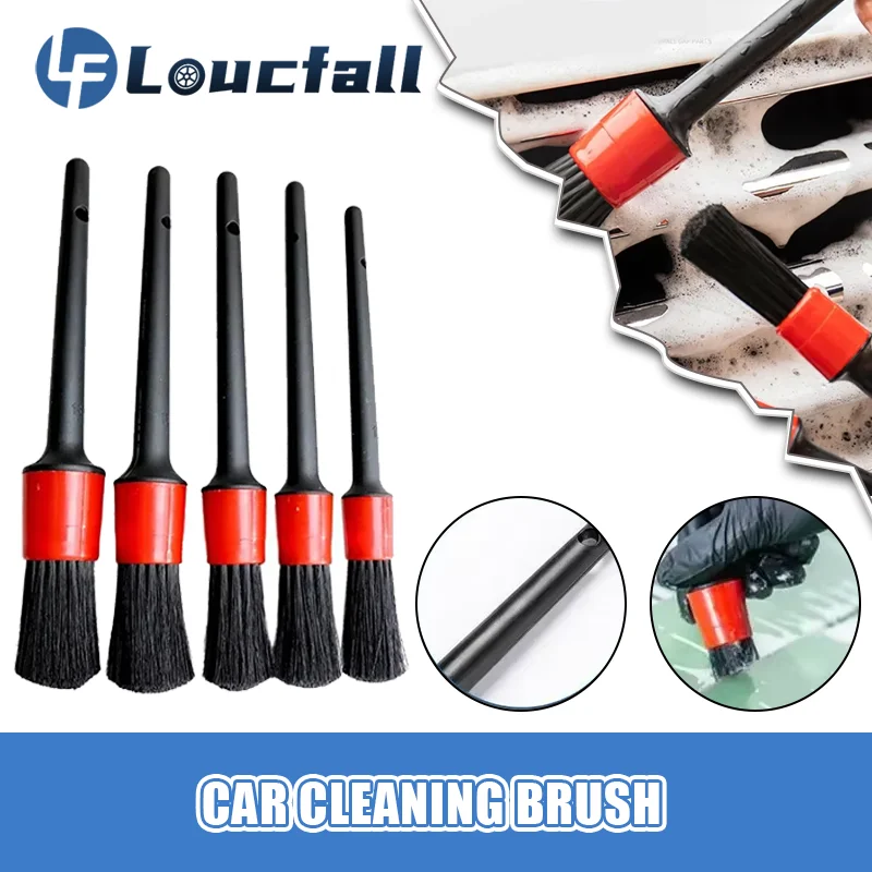 10/20Pcs Car Cleaning Brush Body Detailing Brush Set Car Detailing Tools Dashboard Air Vent Cleaning Wheel Brush