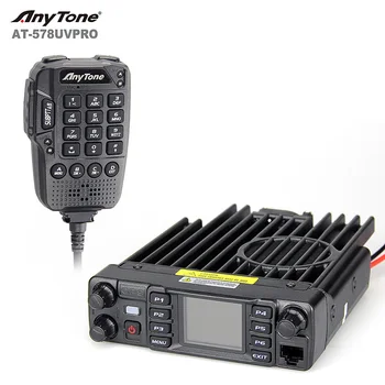 Anytone 578UV PRO Dual band GMRS Mobile Radio mobil 144/430Mhz Amateur Portable Radio long range CB Radio