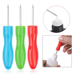 5/10 Pcs Eyelash Glue Bottle Blocking Needle Lash Extension Makeup Tool Accessories Glue Bottle Plug Prevent Clogging Needle