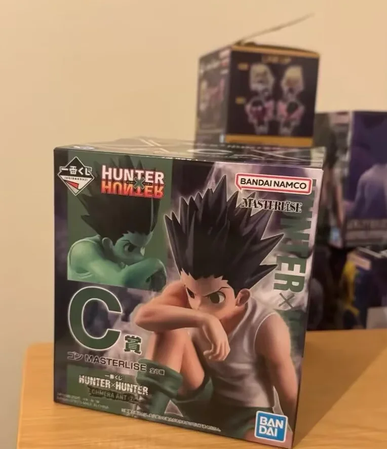 Original Bandai HUNTER×HUNTER CHMERA ANT GON·FREECSS Anime Action Figures Toys for Boys Collectible Model Ornaments 10cm
