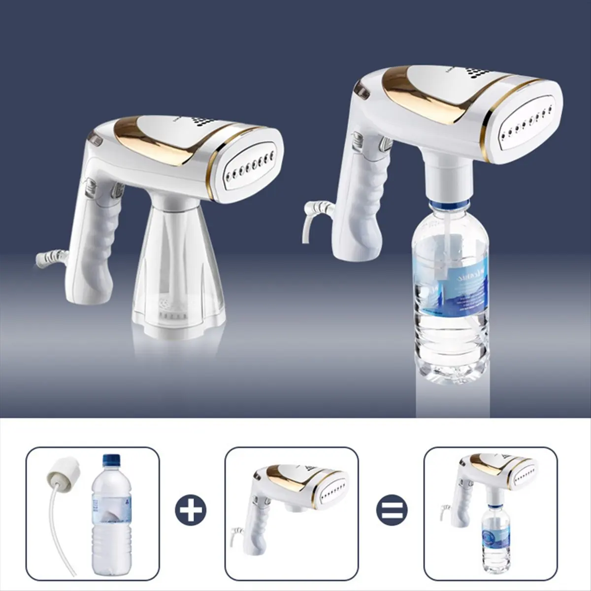 M85K 1600W Folding and Hanging Ironing Machine for Household Mini Steam Iron Temperature Regulating Ironing Machine EU Plug