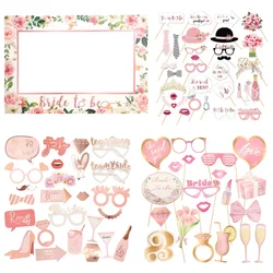 Bride To Be Photo Booth Props Frame Wedding Party Photobooth Props Bridal Shower Decoration Bachelorette Party Hen Night Supplie