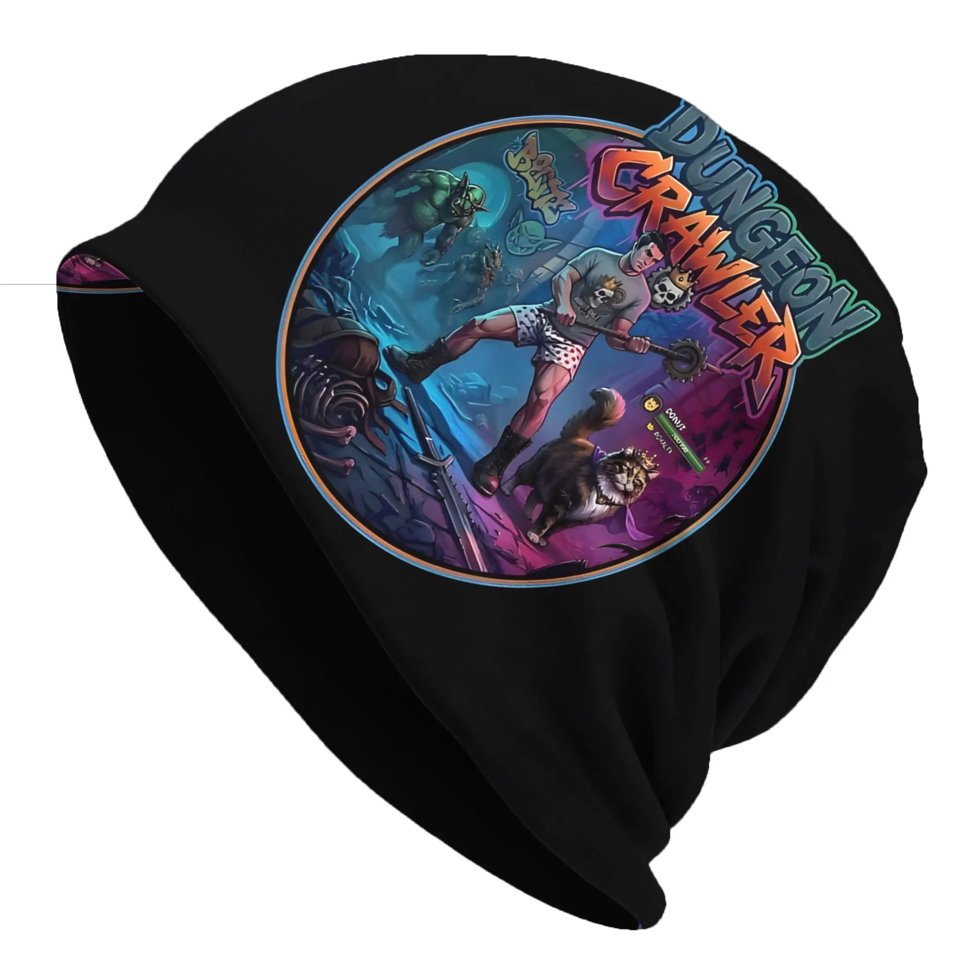 Gorros   Fashion Hats Dungeon Crawler Carl Princess Donut Thin Hat Bonnet Special Skullies Beanies Caps Men Women's Earmuffs