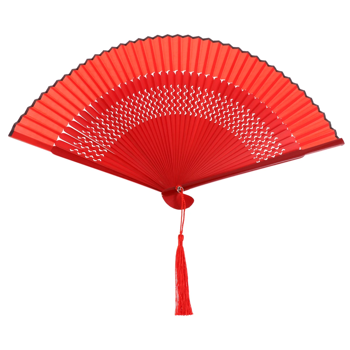 

Dance Fan Craft Folding Vintage Style Wooden Handmade Hollow Decor Party Wedding Birthday Home Performance Souvenir Gift