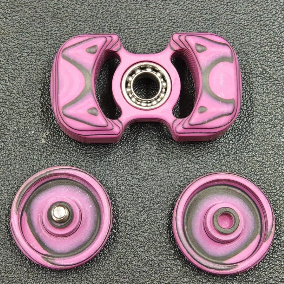 Used EDC Carbon quartz thick spindle mini Stress Relief Toy Haptic Spinner Fingertip Gyroscope Decompression Toys