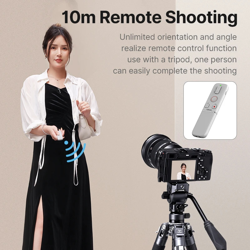 Ulanzi AS006 Wireless Bluetooth Remote Control for Sony A6400 ZV-E10 A7 III A7C DSLR Camera Zoom Record Shutter Release