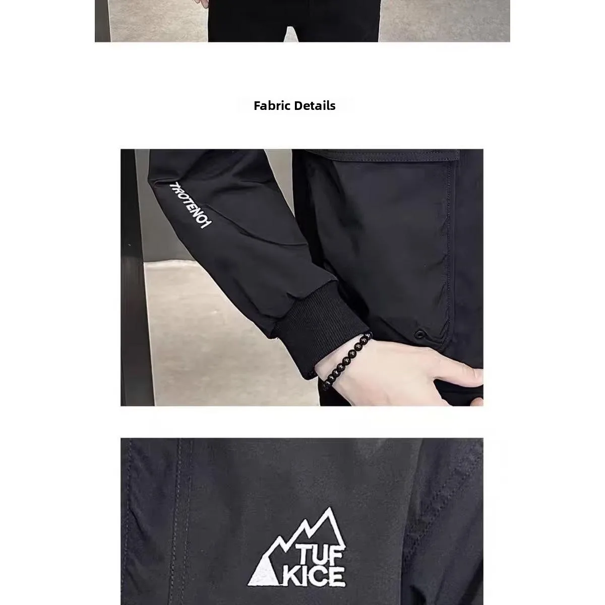 

Новая мужская одежда премиум-класса Jaet с бейсбольным воротником Haome, молодежная универсальная модная модная верхняя одежда свободного покроя из полиэстера