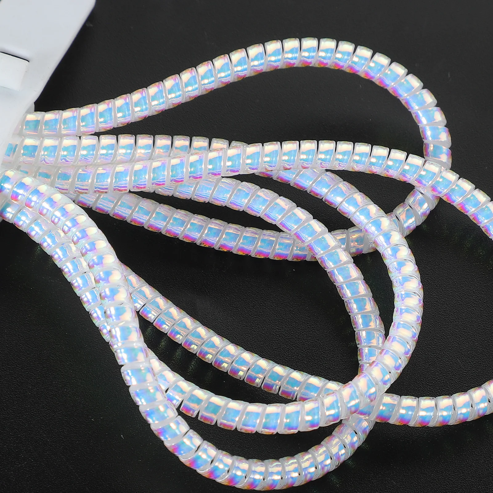 

1 Set Tpu Protector Power Adapter Cover Wear-Resistant Lightweight Portable Compatible For Iphone 18/20W Data Cable