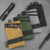 Wear-resistant EDC Tools Storage Bag Portable Card Key EDC Tool Storage Bag for Outdoor Camping Hiking Mountaineering