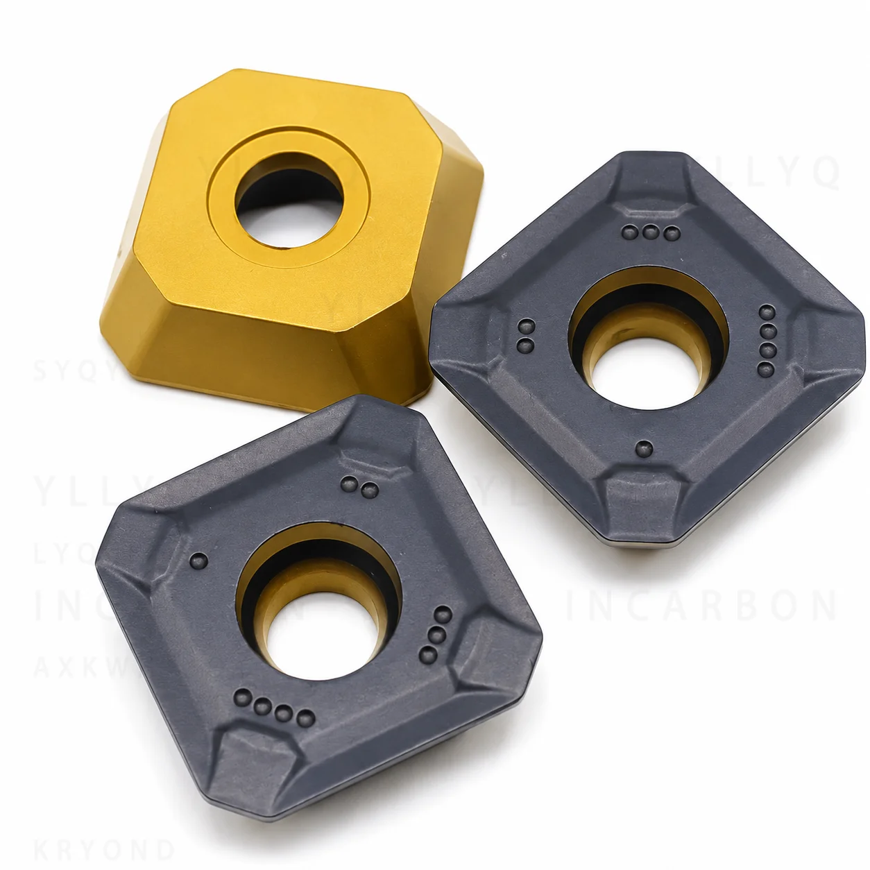 10PCS R245 12T3M PM4240 Carbide Milling Inserts for Stainless Steel Positive Finishing CNC Face Mill Cutter Tools