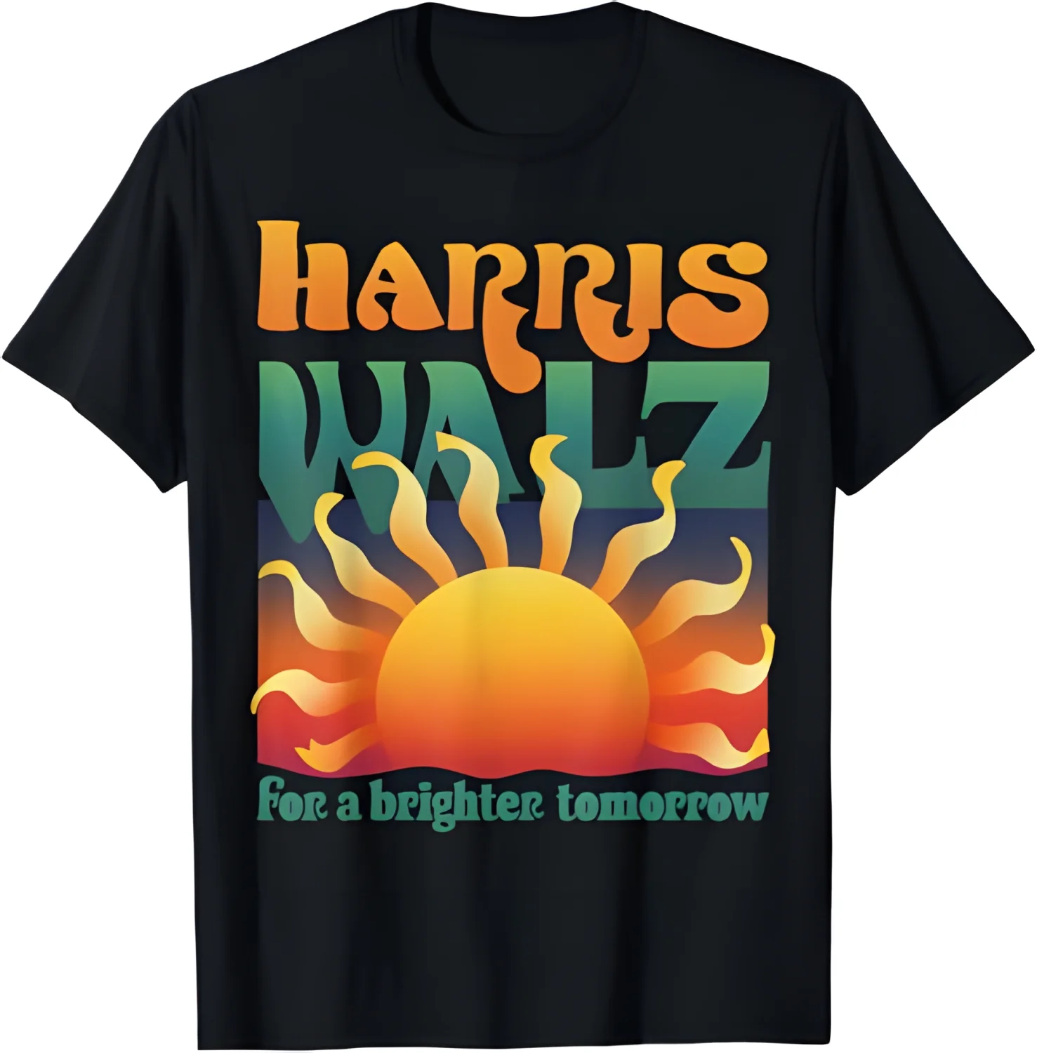 Harris Walz Boho Retro Men Womens Kids T-Shirt