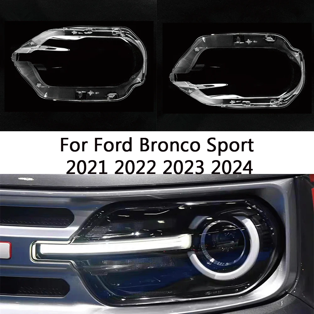 

Для Ford Bronco Sport 2021 2022 2023 2024 передняя фара автомобиля крышка объектива корпус лампы абажур фара свет маска