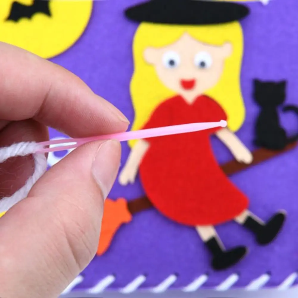 

Non-woven Fabric DIY Halloween Candy Bag Trick Or Treat Portable DIY Trick or Treat Bag Handbag Pumpkin Bag Pumpkin Handbag