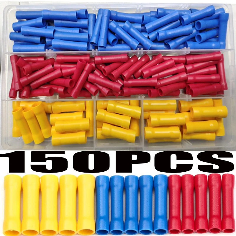 150PCS Crimp Butt C…