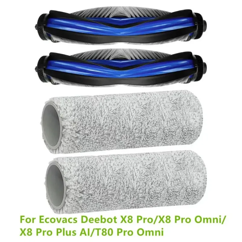 لـ Ecovacs Deebot T80 Pro Omni فرشاة الأسطوانة الرئيسية لـ Ecovacs Deebot X8 Pro/X8 Pro Omni/X8 Pro Plus AI أجزاء المكنسة الكهربائية #1