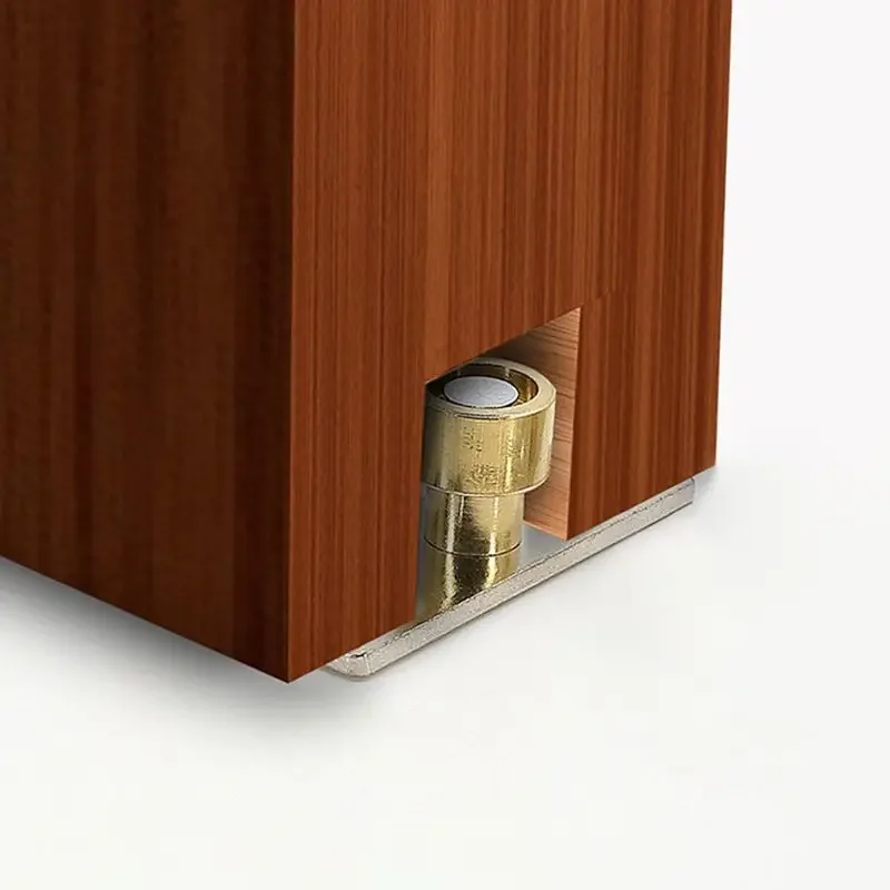 1PC Folding Sliding Door Positioner Wooden Door Lower Guide Wheel Pulley Sliding Door Stopper Guide Stopper Moving Door Locator