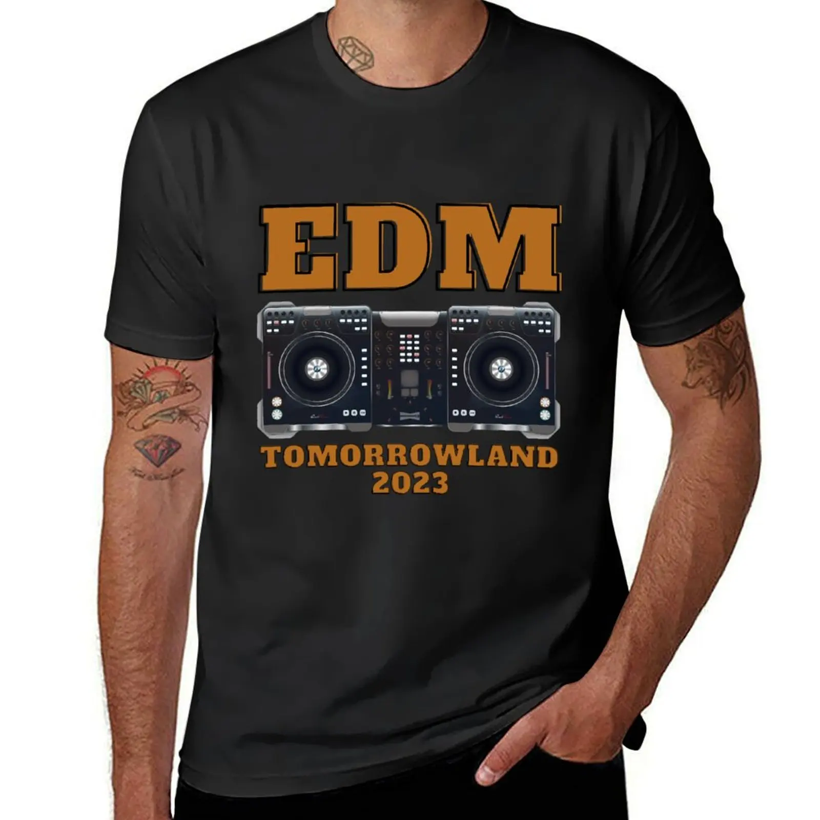 EDM Tomorrowland 2023 T-Shirt for a boy heavyweights quick-drying mens plain t shirts