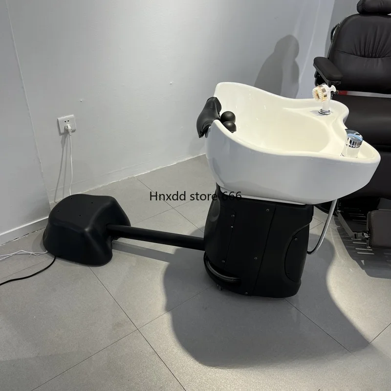 Barber shop hair salon special shampoo basin head therapy lying flat hair salon beauty salon removable head basin