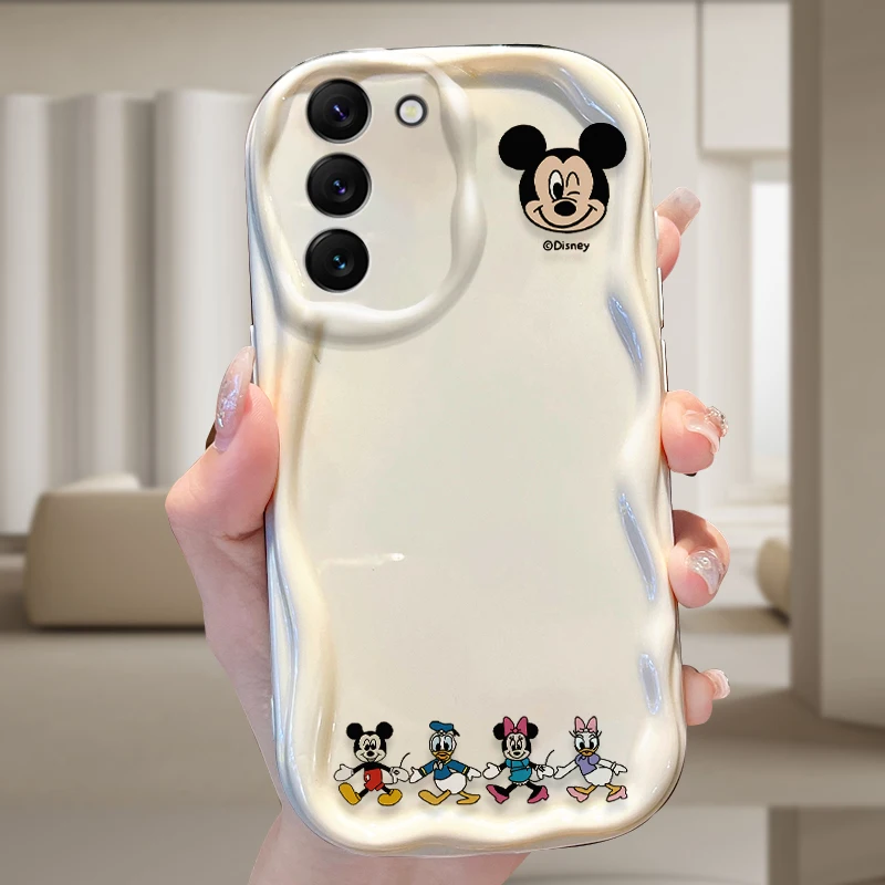 Disney Mickey Winnie Case for Samsung Galaxy S24 S23 S22 S21 Ultra Plus S20 FE A73 5G A72 A71 A54 A53 A52 A51 4G A50S A50 Cover