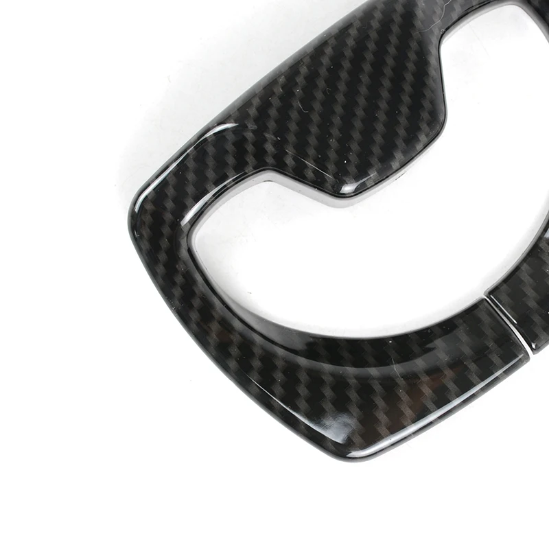 Car Door B Pillar Seat Safety Belt Frame Decoration Cover Carbon Texture Trim For BMW 3 Series F30 2013-18 Interior Accessories