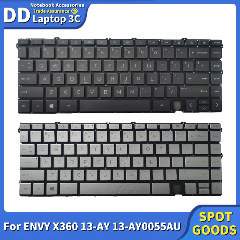

New Laptop US Keyboard For ENVY X360 13-AY 13-AY0055AU TPN-C147 With Backlight Replacement Notebook Accessories