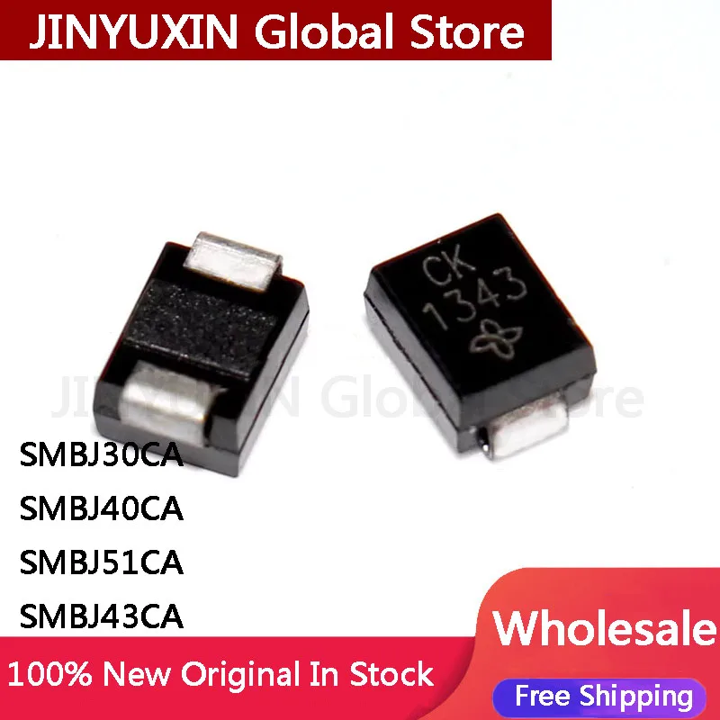 100Pcs Smbj30Ca Smb…