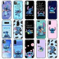 Black Case for Xiaomi Poco X4 X3 GT NFC M2 Mi 11T 11 11i A2 lite A3 12 Pro Pocophone F1 Cover Z-46 Stitch