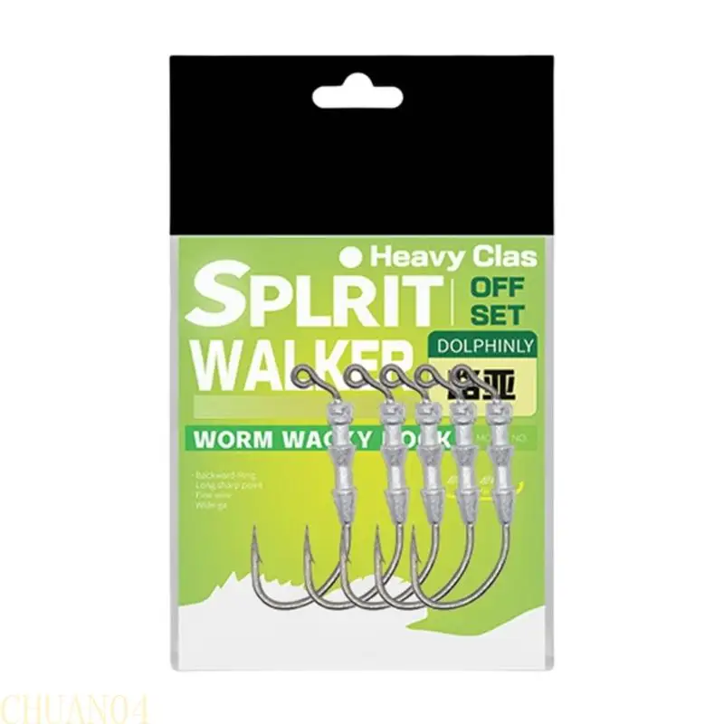 

A1A2 5pcs Rig Jigs Head Hook Barbed Crank Hook Outdoor Fishing Tackle 0.6g/1g Swimbait Jigs Head Lures Baits Jigs Head Hook