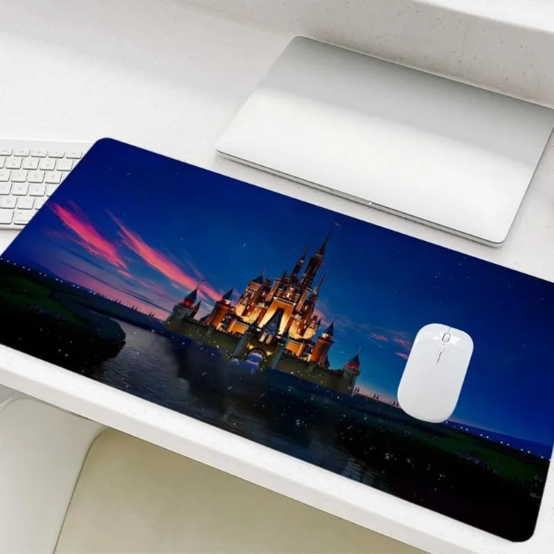 

Enirror Fantasy Castle Gaming Mouse Pad, Non-Slip Extended Desk Mat with Rubber Base for Office & Computer