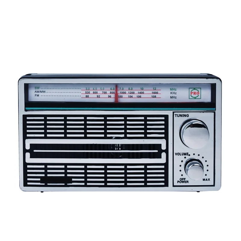 Hot Sales Nostalgische retro-radio's voor ouderen in de buitenlandse handel Droge batterijen Eenvoudig te bedienen Desktop met hoog volume