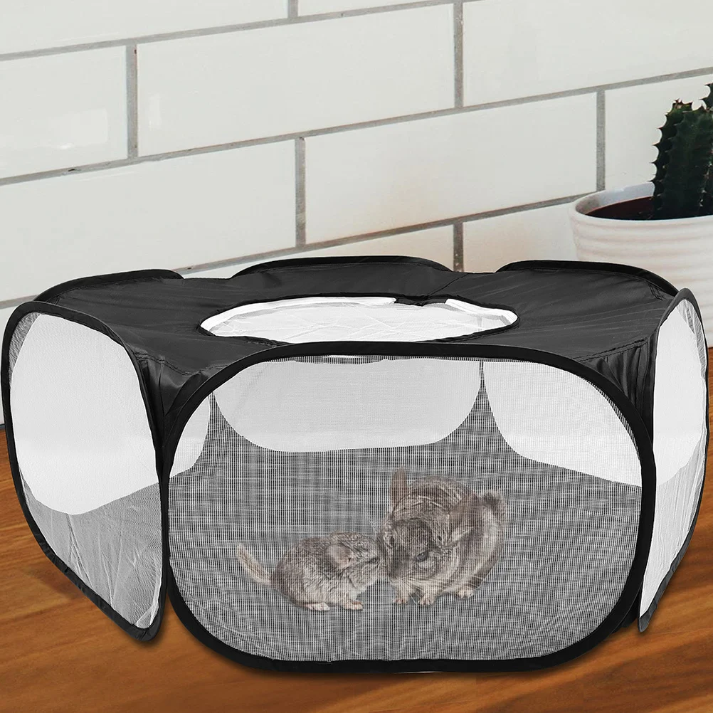 

Small Pet Playpen Foldable Hexagonal Fence For Indoor Outdoor Use Bunny Rabbit Hamster Guinea Pig Kitten Hedgehog Ferret