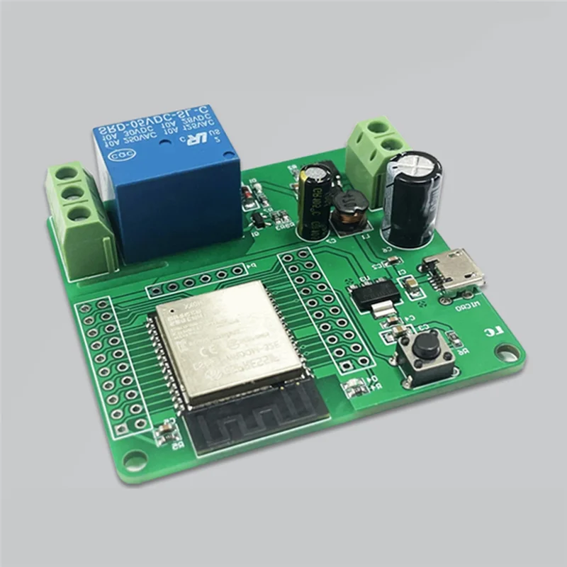 A45F-One Channel Relay ESP32-WROOM Development Board Single Relay Module DC 7-60V Power Supply For Home Appliance Accessories