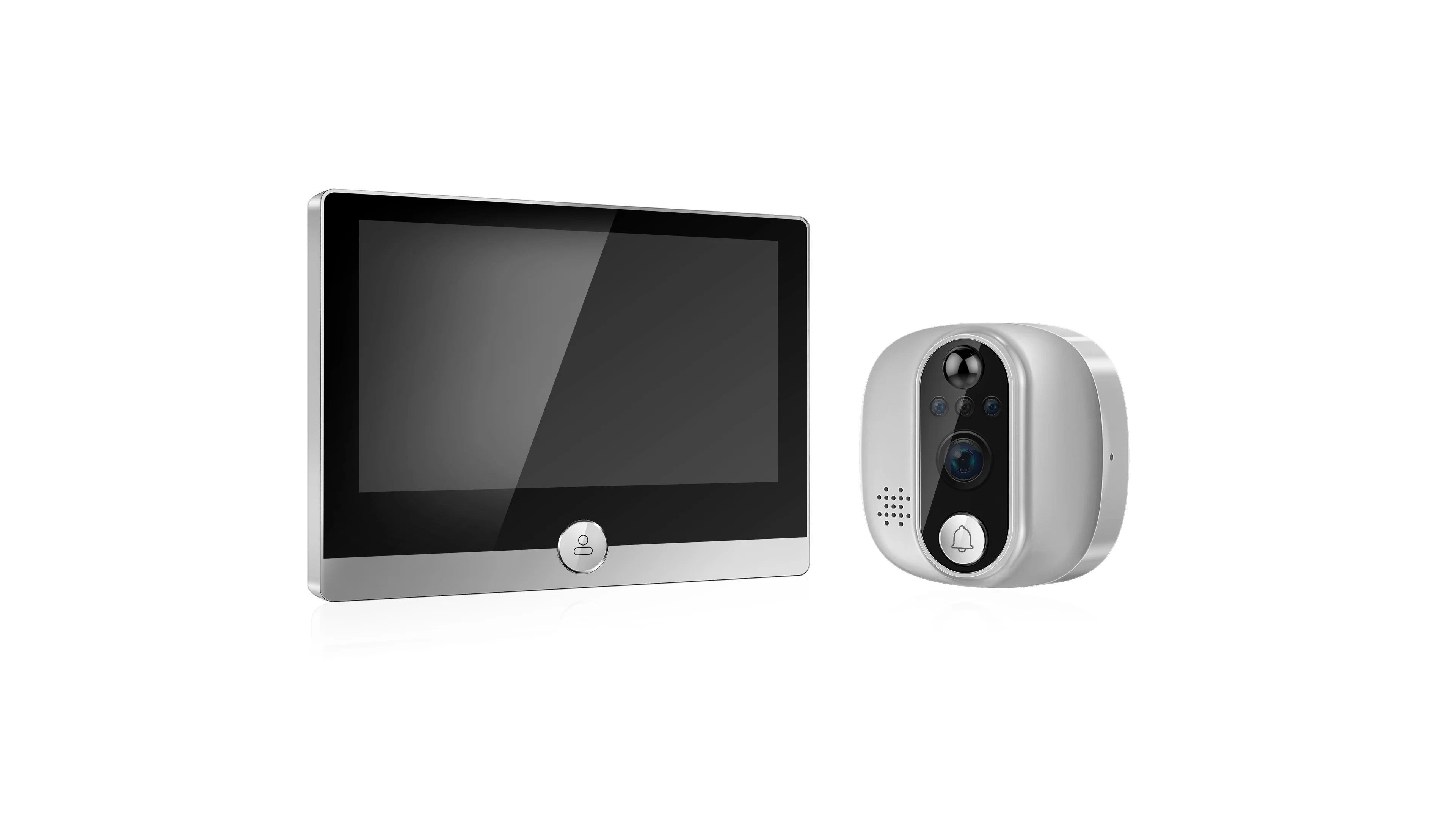 4.3 inch high-definition IPS LCD Wifi Peephole Video Doorbell HD1080P image 170 Wide angle W1 SR