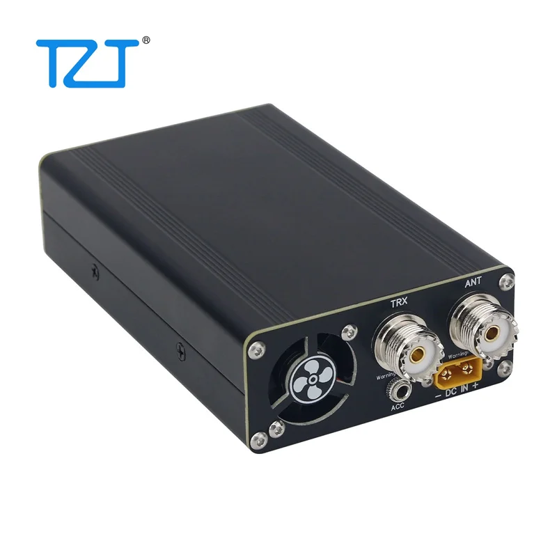 TZT Micro PA50-3 Third Generation Portable 50W 3.5MHz-30MHz RF Shortwave Power Amplifier LPF Filter OLED Display