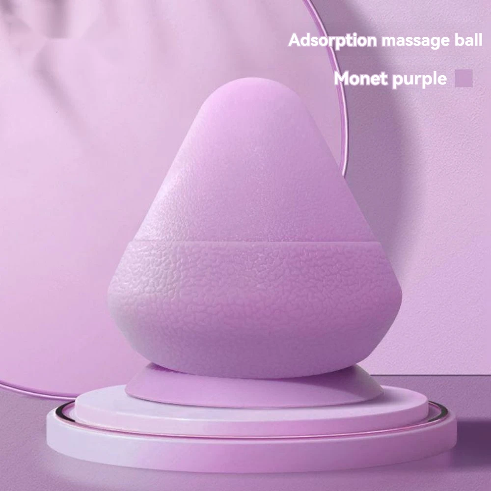 Adsorption Type Fascia Ball Massage Cone Plantar Lumbar Back Shoulder And Neck Whole Body Meridian Points Silicone Fascia Ball