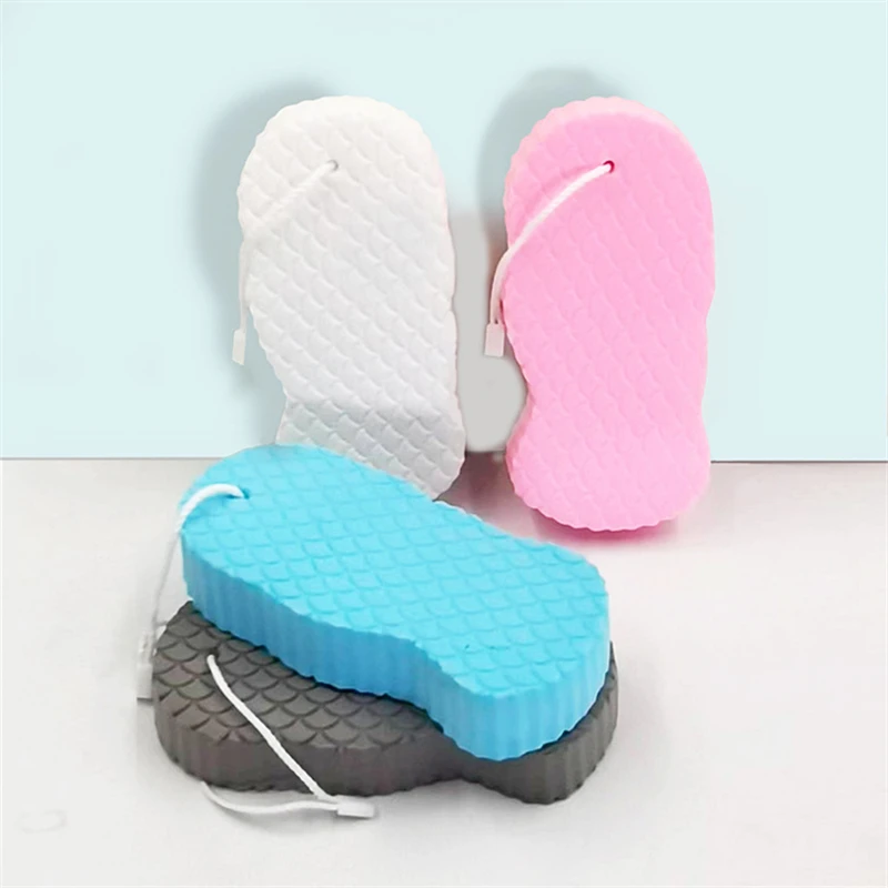 Soft Bath Sponge Brush Exfoliating Dead Skin Sponge Massager Cleaning Shower Brushes Peeling Fish Scale Sponge Rub