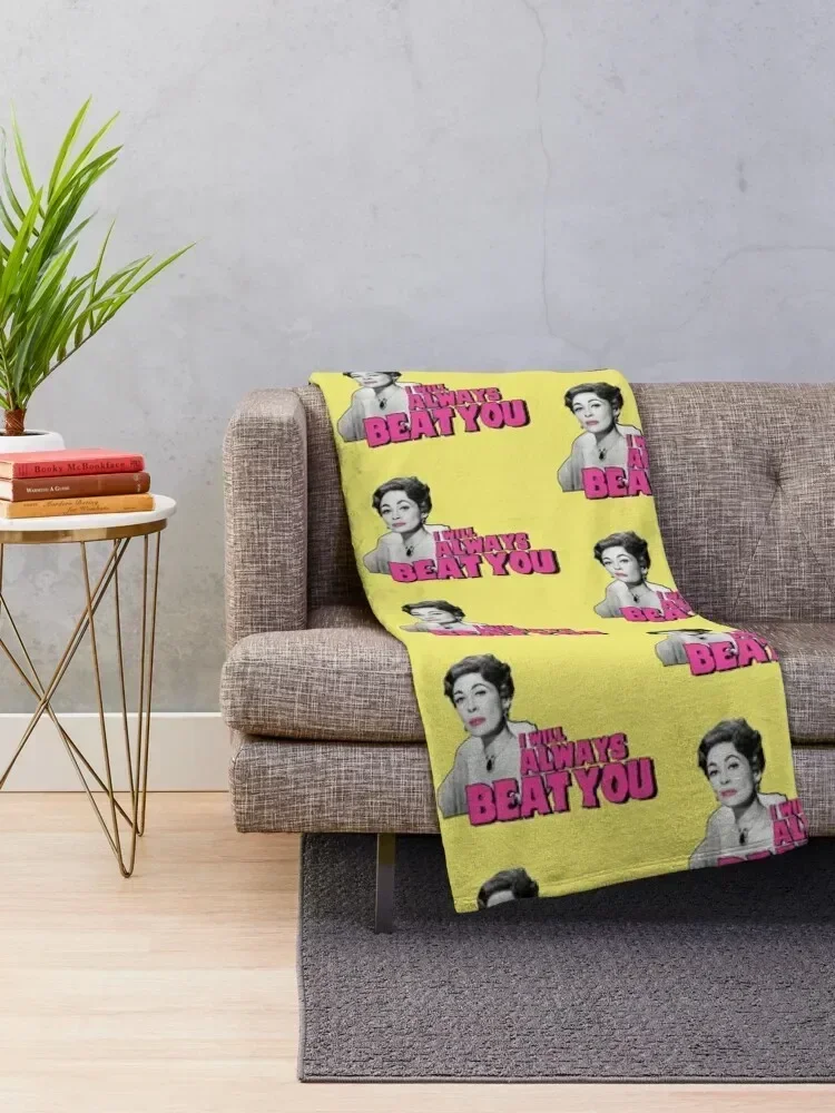 Mommie Dearest 'Faye Dunaway IS Joan Crawford.. فيلم اقتباس طباعة رمي بطانية ديكورات هدايا عيد الميلاد بطانيات محشوة