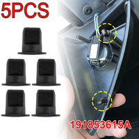 5X Mirror Cover Rear Badge Nameplate Emblem Grommet Clip For VW Passat B3 Golf MK1 MK2 Jetta Polo Audi Skoda Octavia 191853615A