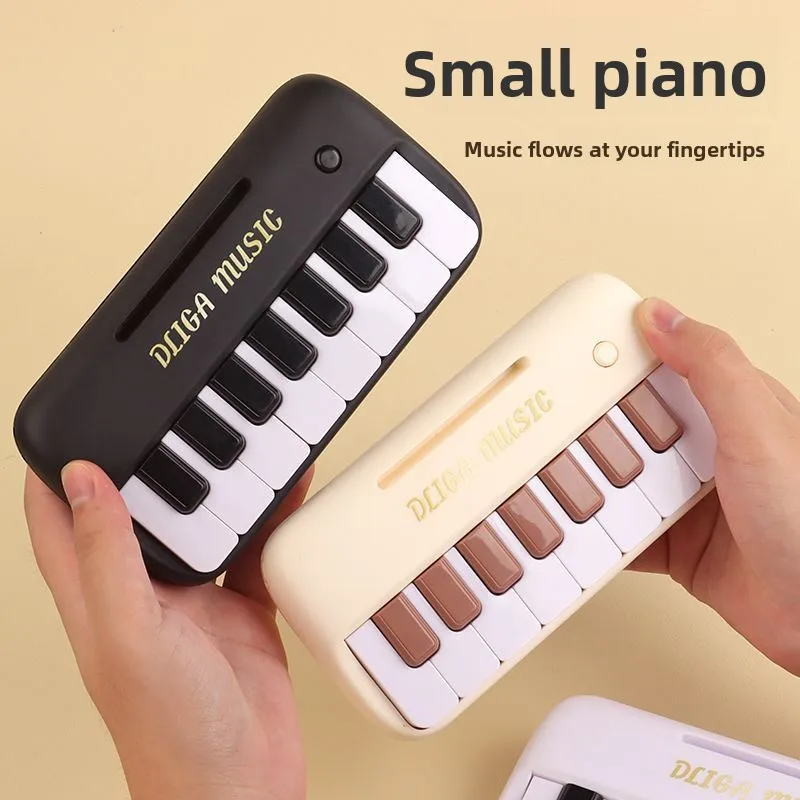 Mini elektronische piano met 15 toetsen voor beginners Muziek spelen Multifunctioneel sleutelmuziekinstrument en een educatief speelgoed