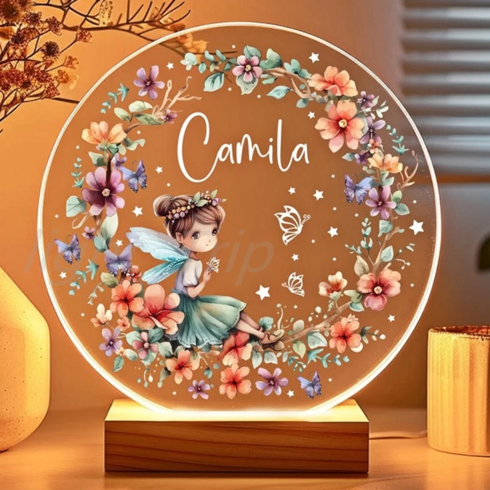 Custom Newborn Moon and Star Nightlight Kid lamp with Name Custom Baby Night Light Personalized Nursery Gift Baby Shower Gift