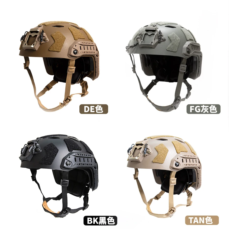 FMA FAST SF Carbon Helmet System ABS Version Right angle Vent Hole Airsoft Tactical Helmet Protection M/L L/XL