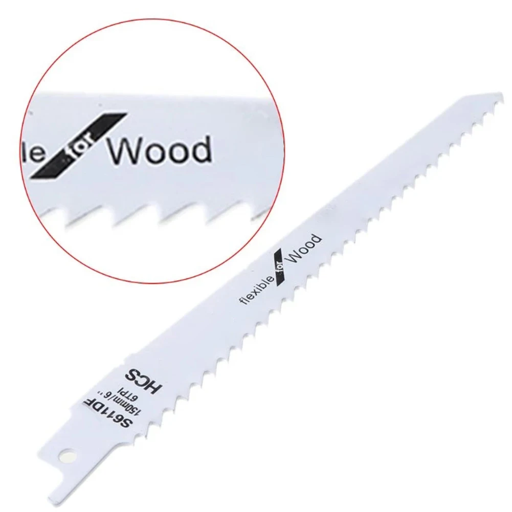 S611DF pisau gergaji HCS 150mm, pisau gergaji berbagai gergaji untuk kayu, plastik, pemotong logam, alat pertukangan