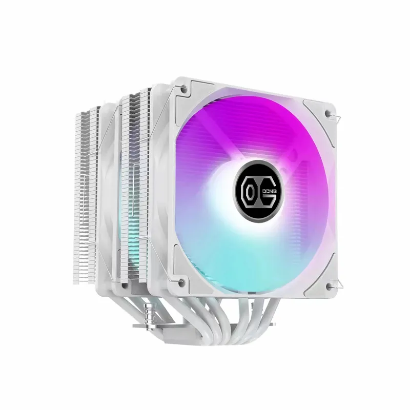 Imagem -02 - Ocng-radiador de Torre Dupla com Tubos de Calor Cpu Refrigerado a ar 12cm Argb Ventilador Duplo Pwm para Lga1700 115x 1200 Am5 Am4 2011 v3 X79 X99 Og620