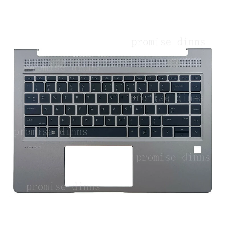 

M New Palmrest Upper Case w/US Backlit Keyboard For HP Probook 440 G6 L44588-001