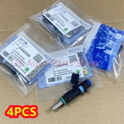 4PCS Original Fuel Injector Nozzle 55562599 For Chevrolet Aveo Cruze 1.6 Orlando Opel Insignia Astra Zafira Mokka